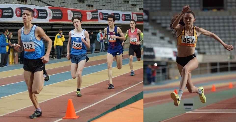 Martí Bertran (242), Pol Guillen (288) i Elda Romeva