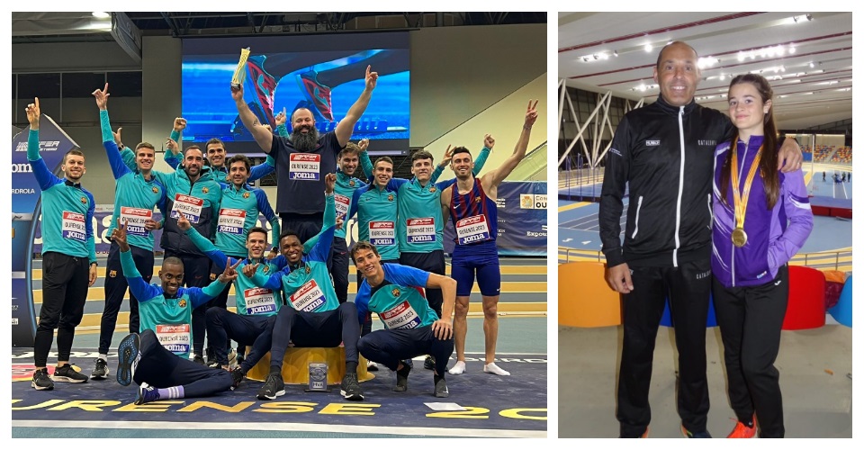 Podi Copa Joma i Júlia Súarez