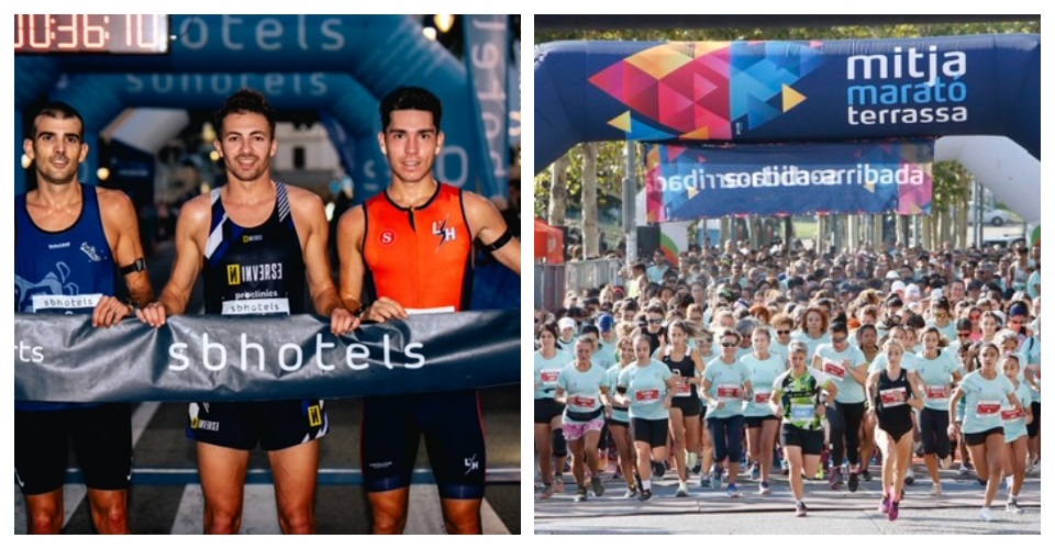 Podi masculí SB Hotels i sortida Cursa de la Dona de Terrassa
