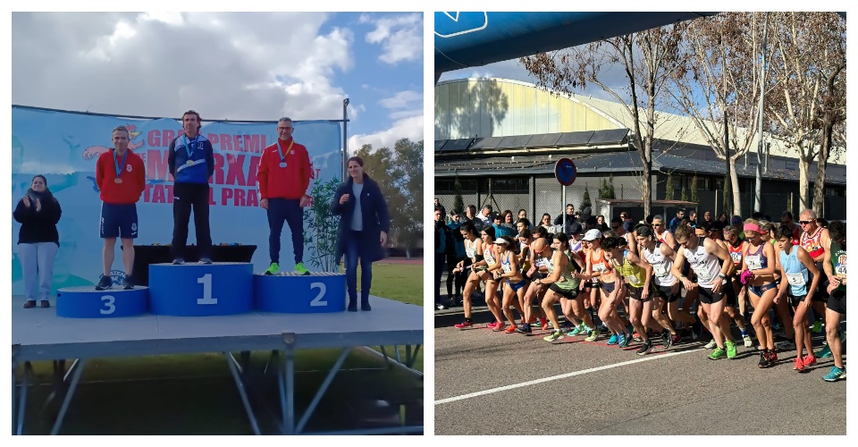 Podi M45 i Sortida del Campionat Catalunya Màster 10 K.