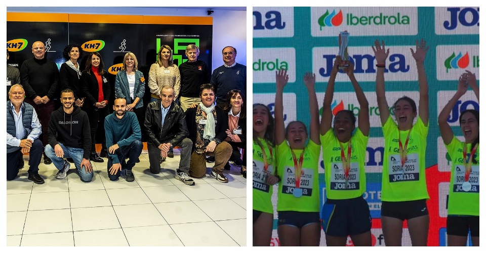 Presentació Mitja Marató Granollers i El CA Canovelles que anirà a la copa d'Europa de cros. Foto club
