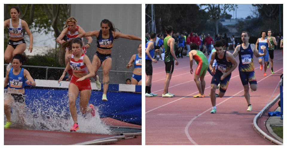 Els 3.000 obstacles i el relleu 4x400. Foto Carles Balldelou