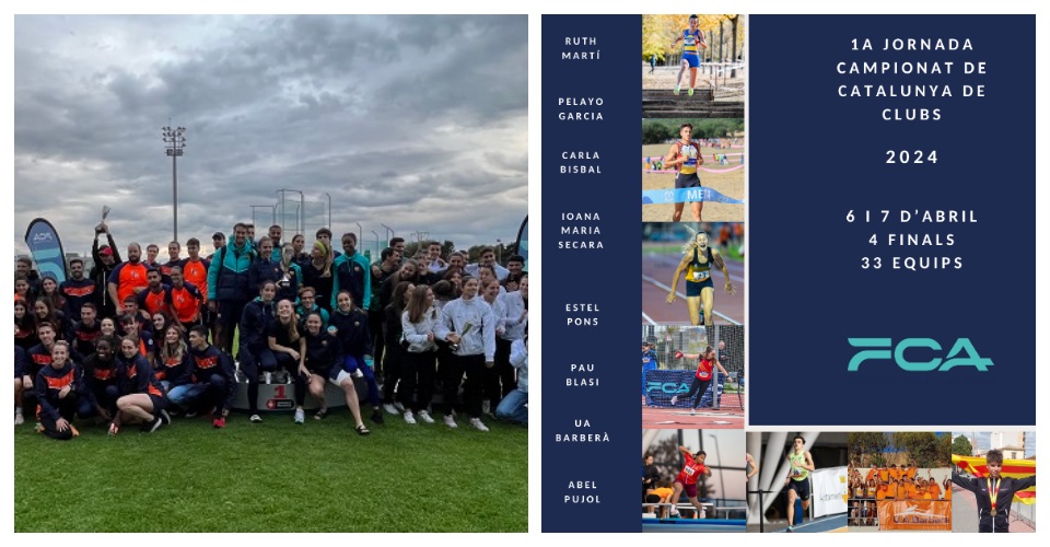 El podi de clubs del curs passat. Foto FCA i Cartell