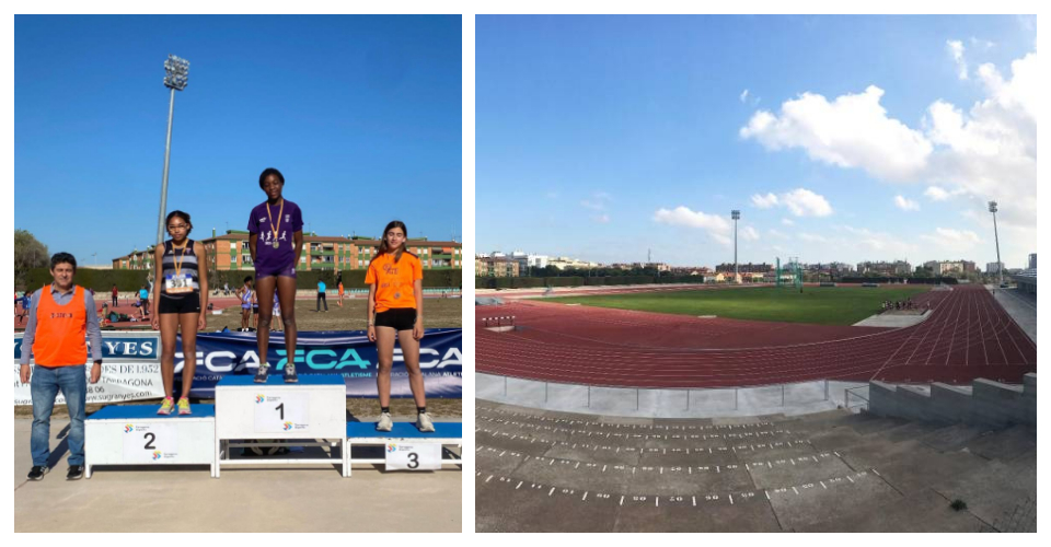 Un dels podis de les darreres competicions a Tarragona. Foto CA Tarragona i Estadi Natàlia Rodríguez. Foto Ajuntament