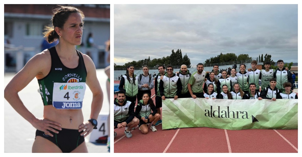 Adhara Barril a la 1a jornada de 1a Divisió. Foto Rosa Maria Buscà-club i L'aldahra Lleida a l'estadi Serrahima. Foto club