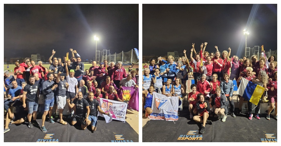 Podis del CA Nou Barris i Barcelona Atletisme pujant a 1ª Divisió. Fotos clubs