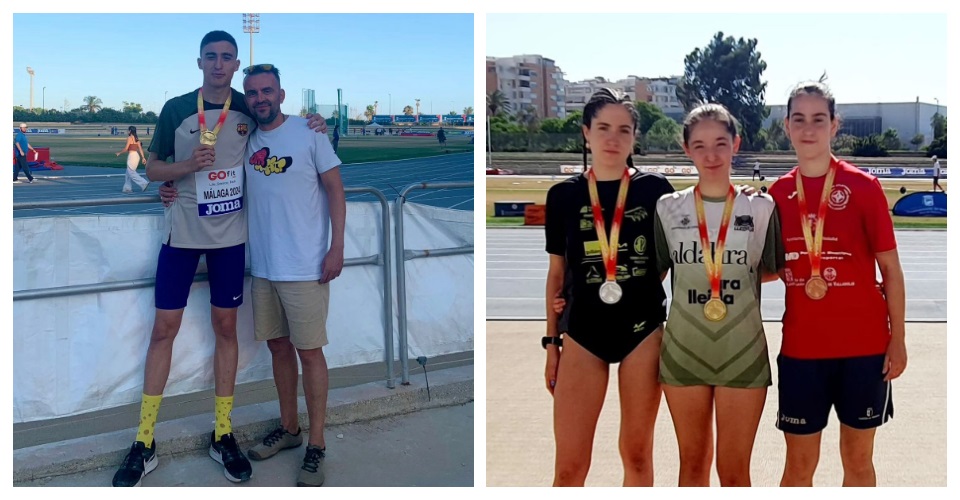 Alejandro Muñoz (amb Raul Gràcia) i Gina Torres (Lleida)