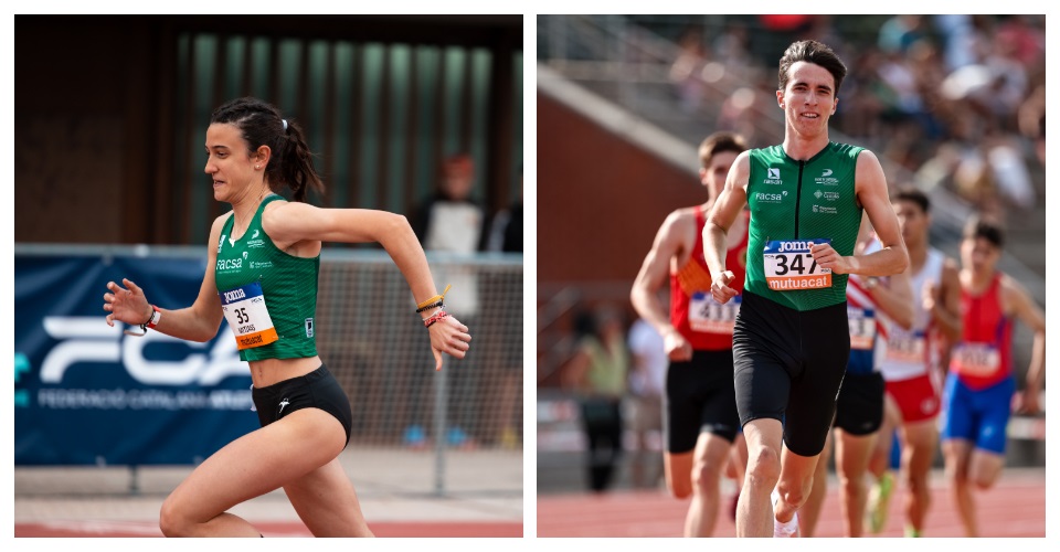 Marta Mitjans (foto FCA) i Àlex Pintado (foto Avancam)