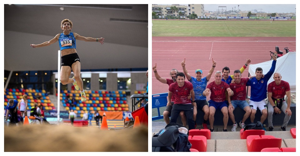 Maria Rosa Escribano. Foto de Raúl Gràcia + Alguns atletes d’UCA que participaran dissabte