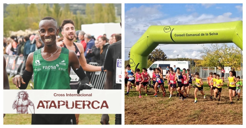 Adam Maijó + Una de les sortides del cros de Vidreres. Foto Consell Comarcal La Selva.