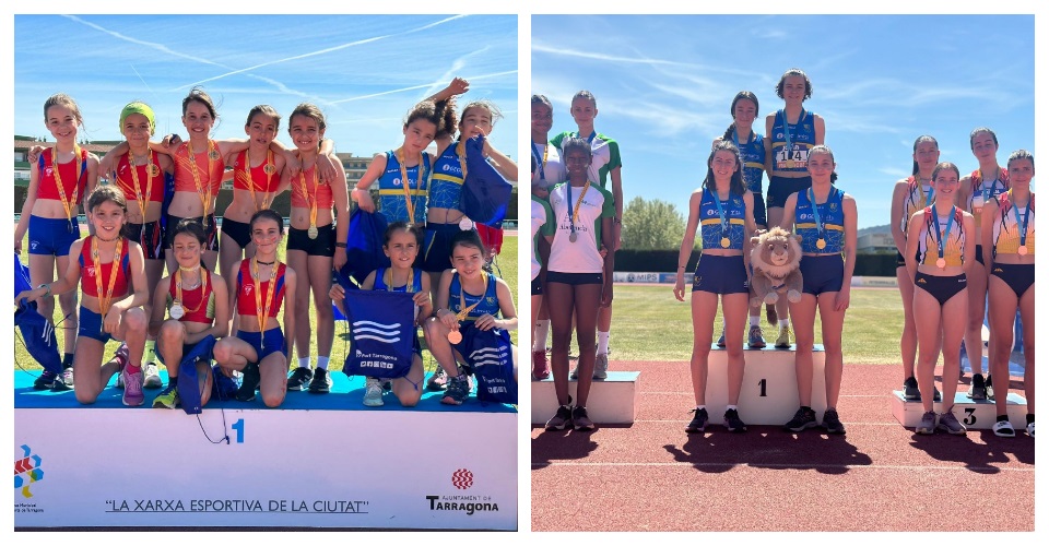 Moments de podis anteriors de promoció. Fotos FCA