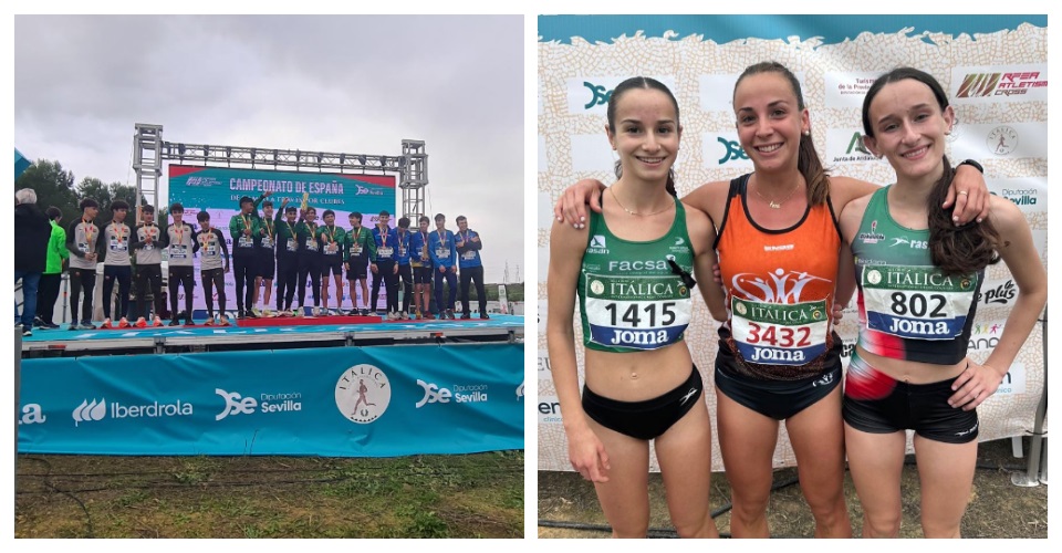 Podi Barça (foto RFEA) i Anna Rovirosa guanyadora sub 20 (Foto ADOC)