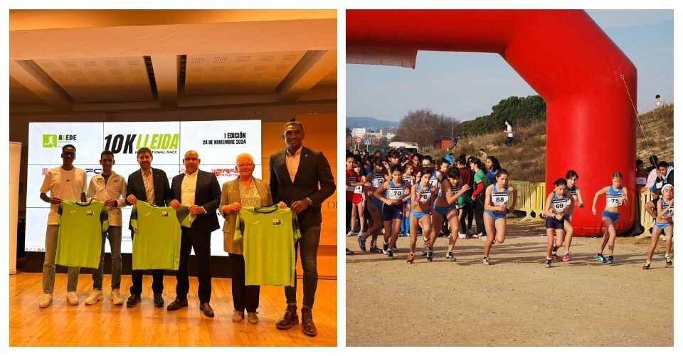 Presentació Lleida 10 K race / Una sortida d’una edición del cros de Ripollet