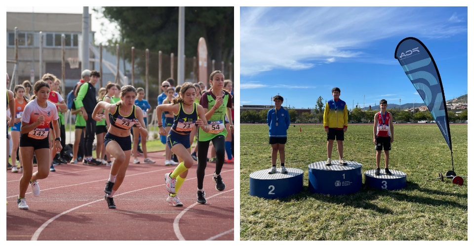 Un dels moments de la tercera jornada. Foto Mikel Adell / Un podi de la primera jornada. Foto FCA