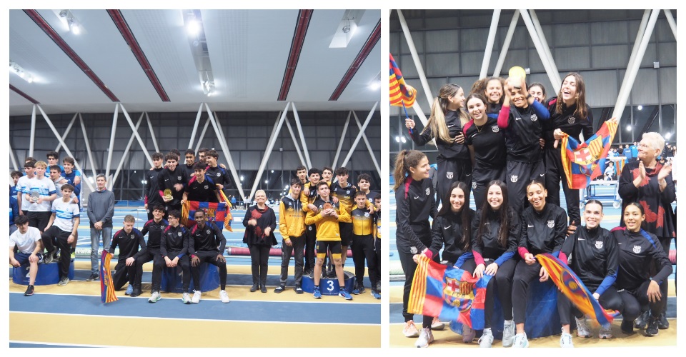 Podi masculí i Barça femení