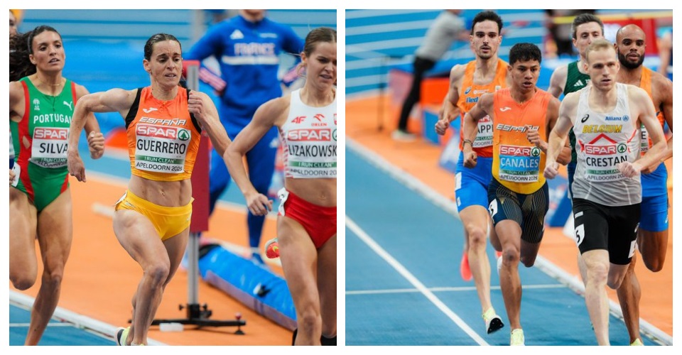 Esther Guerrero i Elvin Josué Canales - Fotos: RFEA