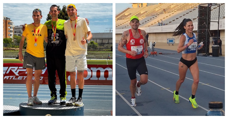 Sebas Veciana i Tannia Elena Quirós, medallistes catalans. Foto Instagram