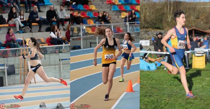 Laia Zurita, Carla Bisbal i Adrián Gómez