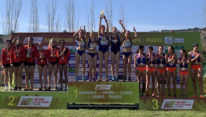 Podi Femení Cnat Espanya de Cros per Clubs